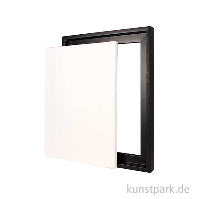 Artikelbild 1 des Artikels “Schattenfugenrahmen mit Keilrahmen - Schwarz 30 x 40 cm“