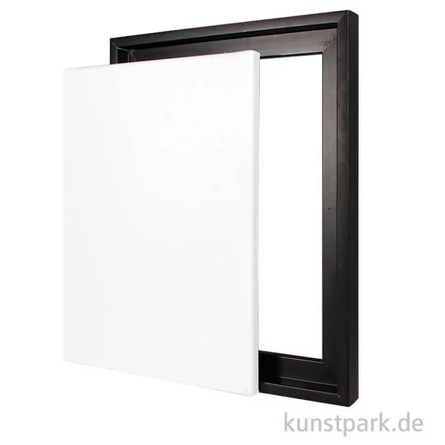 Artikelbild 1 des Artikels “Schattenfugenrahmen mit Keilrahmen - Schwarz “
