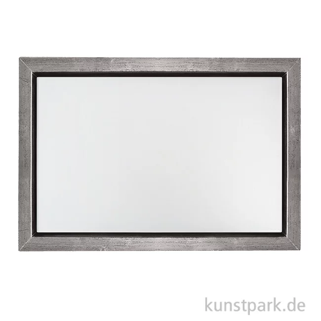 Artikelbild 1 des Artikels “Schattenfugenrahmen mit Keilrahmen - Silber 60 x 80 cm“