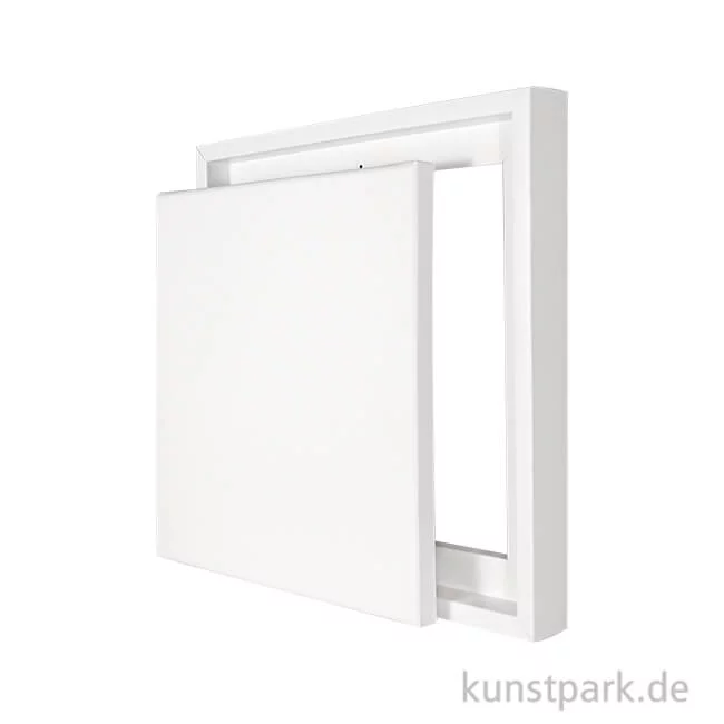 Artikelbild 1 des Artikels “Schattenfugenrahmen mit Keilrahmen - Weiß 30 x 30 cm“
