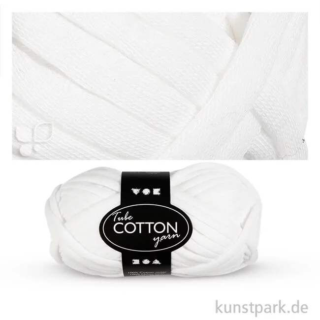 Artikelbild 1 des Artikels “Schlauchgarn 100g Weiß“