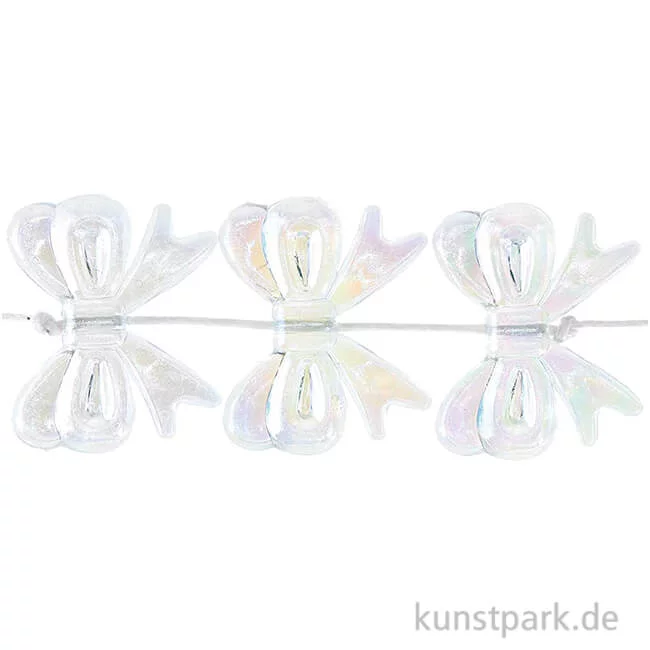 Artikelbild 1 des Artikels “Schleifen Perlen, Holographisch, 23x29x6 mm, 6 Stück “