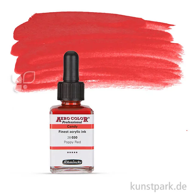 Artikelbild 1 des Artikels “Schmincke AEROCOLOR Candy Colours 28 ml Einzelfarbe | Poppy Red“