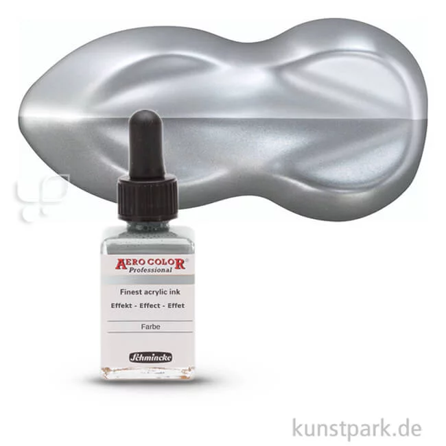 Artikelbild 1 des Artikels “Schmincke AEROCOLOR Effektfarben 28 ml Einzelfarbe | 906 Metallic Silver“