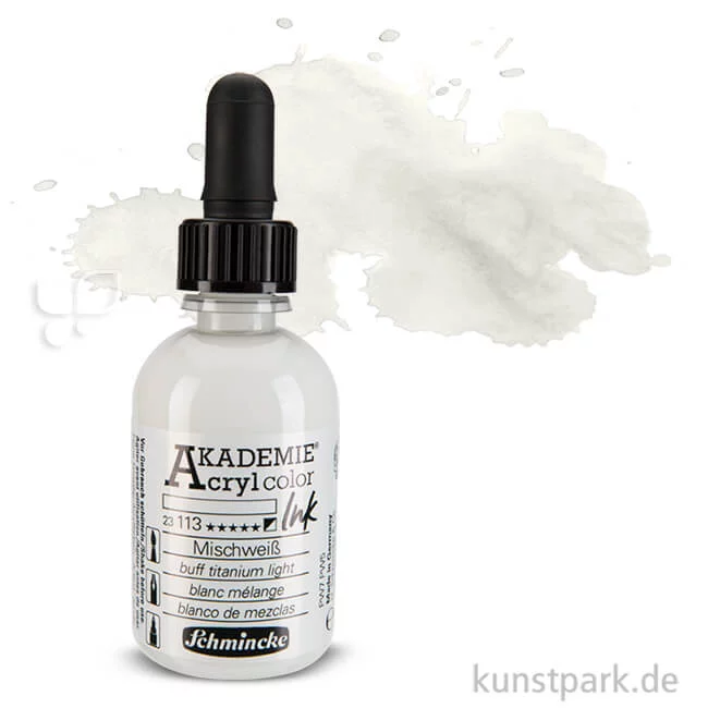 Artikelbild 1 des Artikels “Schmincke AKADEMIE Acryl color Ink 50 ml Einzelfarbe | Mischweiß“