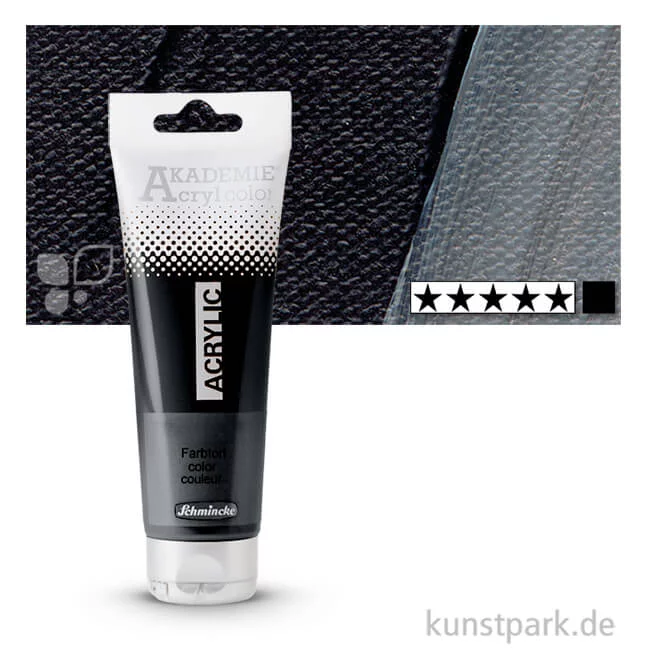 Artikelbild 1 des Artikels “Schmincke AKADEMIE Acrylfarben 120 ml Tube | 771 Lampenschwarz“