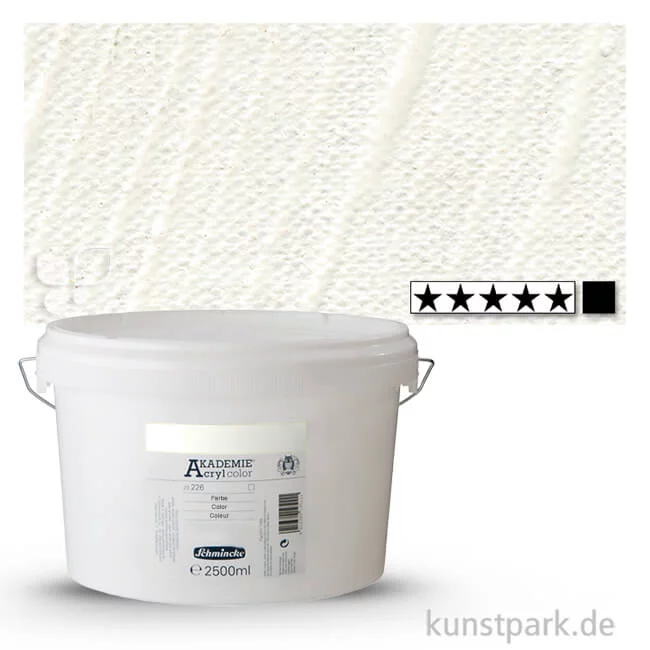 Artikelbild 1 des Artikels “Schmincke AKADEMIE Acrylfarben 2500 ml Eimer | 111 Titanweiß“