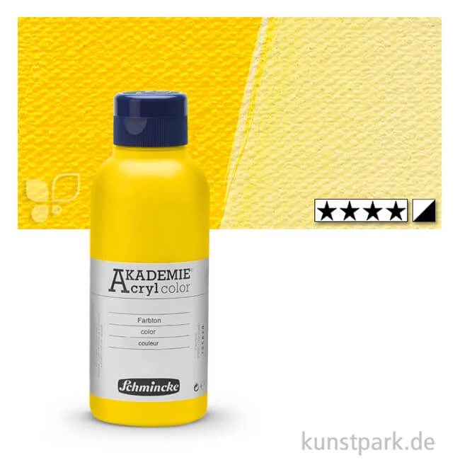 Artikelbild 1 des Artikels “Schmincke AKADEMIE Acrylfarben 250 ml Flasche | 224 Primär Gelb“