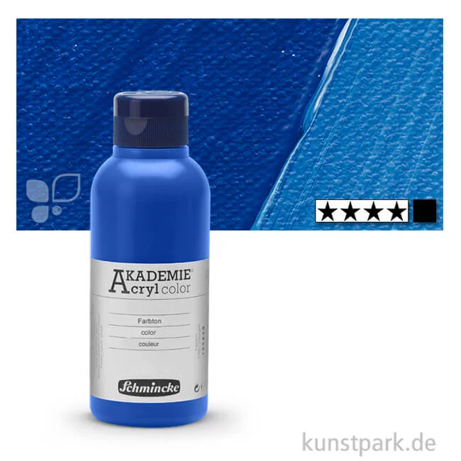 Artikelbild 1 des Artikels “Schmincke AKADEMIE Acrylfarben 250 ml Flasche | 443 Kobaltblauton dkl“