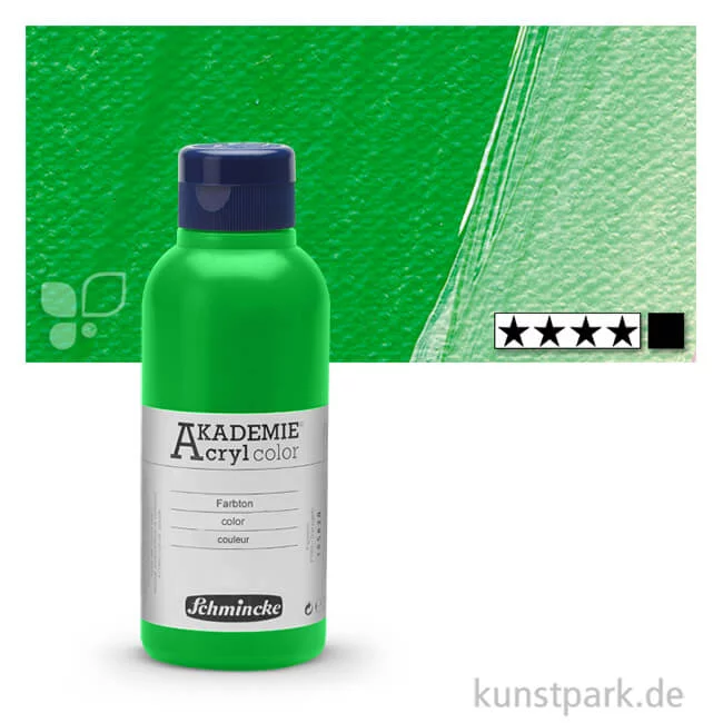 Artikelbild 1 des Artikels “Schmincke AKADEMIE Acrylfarben 250 ml Flasche | 554 Permanentgrün“