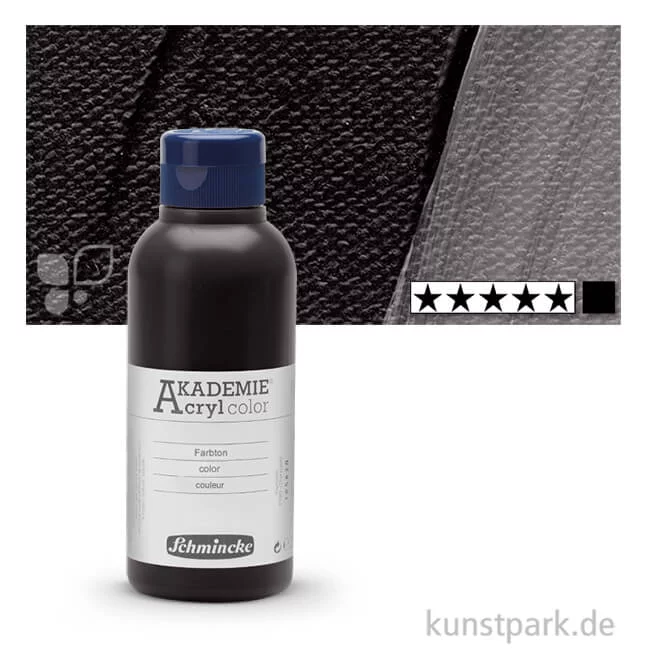Artikelbild 1 des Artikels “Schmincke AKADEMIE Acrylfarben 250 ml Flasche | 770 Eisenoxidschwarz“