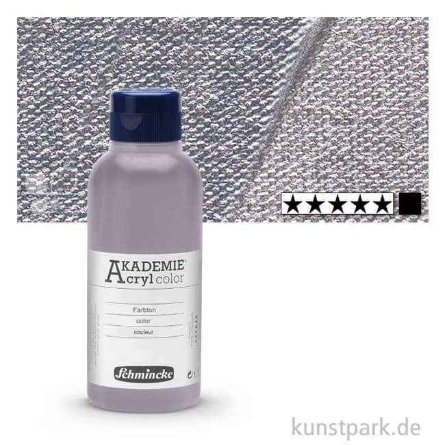Artikelbild 1 des Artikels “Schmincke AKADEMIE Acrylfarben 250 ml Flasche | 800 Silber“