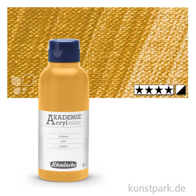 Artikelbild 1 des Artikels “Schmincke AKADEMIE Acrylfarben 250 ml Flasche | 801 Gold“