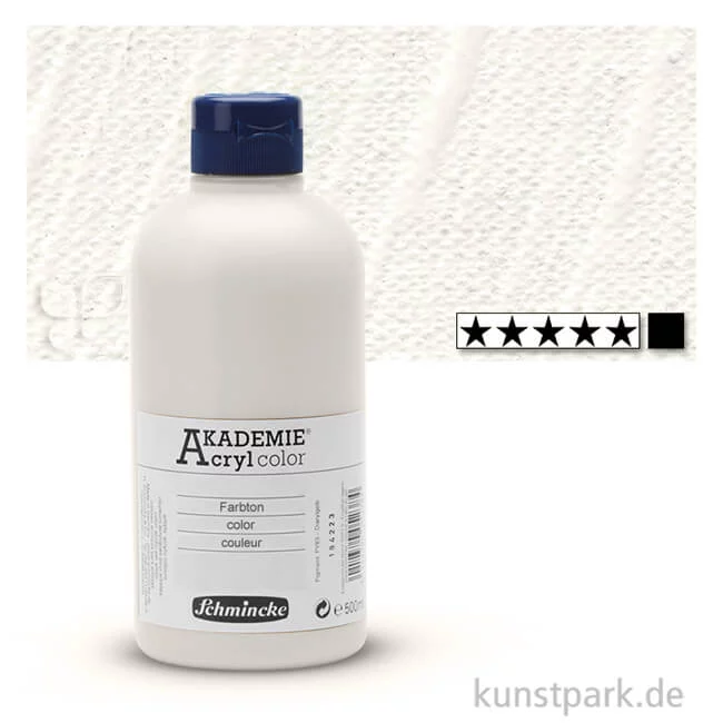 Artikelbild 1 des Artikels “Schmincke AKADEMIE Acrylfarben 500 ml Flasche | 111 Titanweiß“