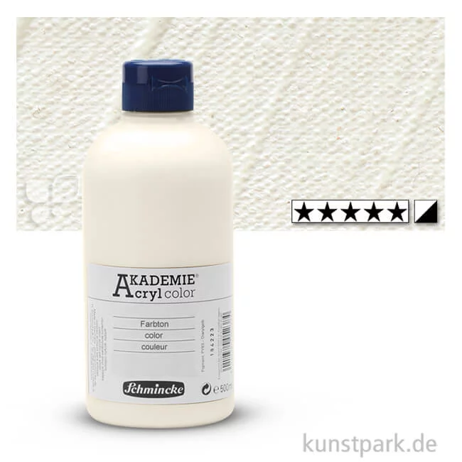Artikelbild 1 des Artikels “Schmincke AKADEMIE Acrylfarben 500 ml Flasche | 113 Mischweiß“