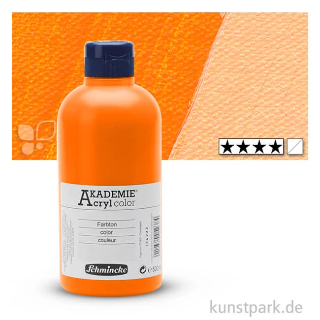 Artikelbild 1 des Artikels “Schmincke AKADEMIE Acrylfarben 500 ml Flasche | 227 Kadmiumorange“
