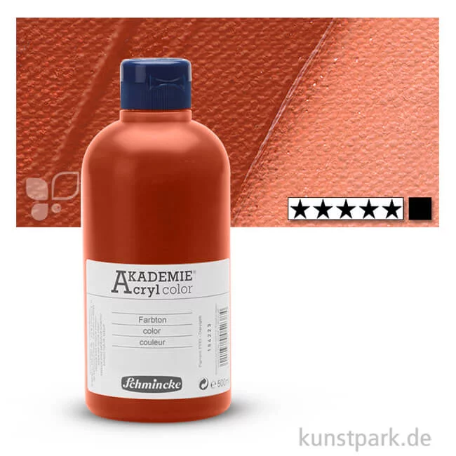 Artikelbild 1 des Artikels “Schmincke AKADEMIE Acrylfarben 500 ml Flasche | 663 Terrakotta“