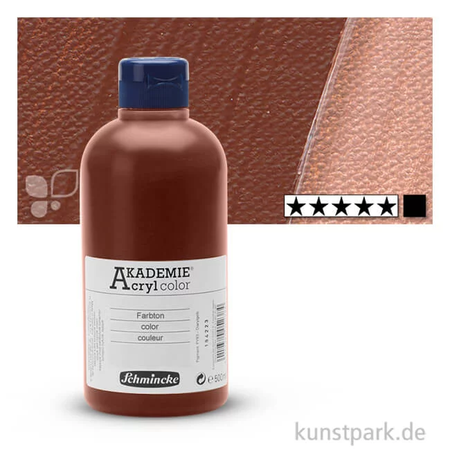 Artikelbild 1 des Artikels “Schmincke AKADEMIE Acrylfarben 500 ml Flasche | 669 Umbra gebrannt“