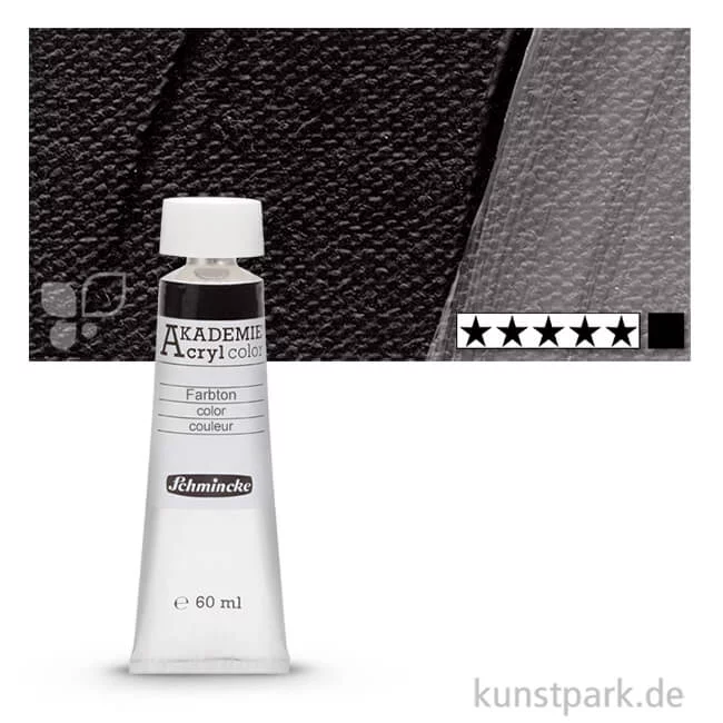 Artikelbild 1 des Artikels “Schmincke AKADEMIE Acrylfarben 60 ml Tube | 770 Eisenoxidschwarz“