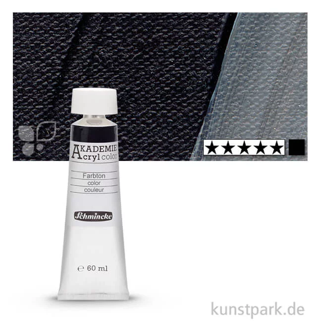 Artikelbild 1 des Artikels “Schmincke AKADEMIE Acrylfarben 60 ml Tube | 771 Lampenschwarz“