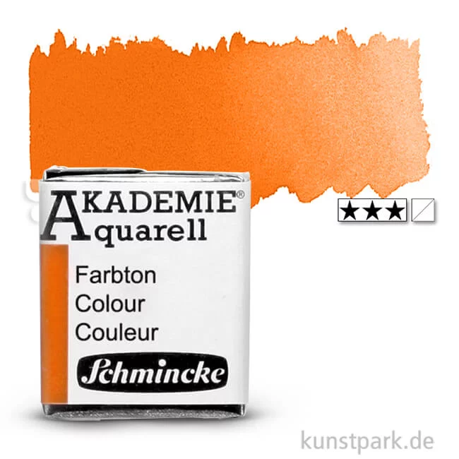 Artikelbild 1 des Artikels “Schmincke AKADEMIE Aquarellfarben 1/2 Napf | 330 Orange“