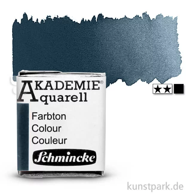 Artikelbild 1 des Artikels “Schmincke AKADEMIE Aquarellfarben 1/2 Napf | 442 Indigo“