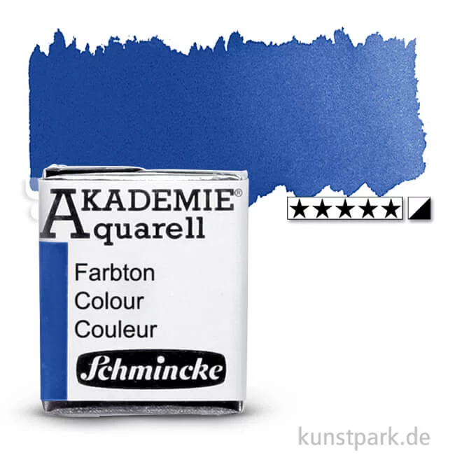 Artikelbild 1 des Artikels “Schmincke AKADEMIE Aquarellfarben 1/2 Napf | 448 Cyan“