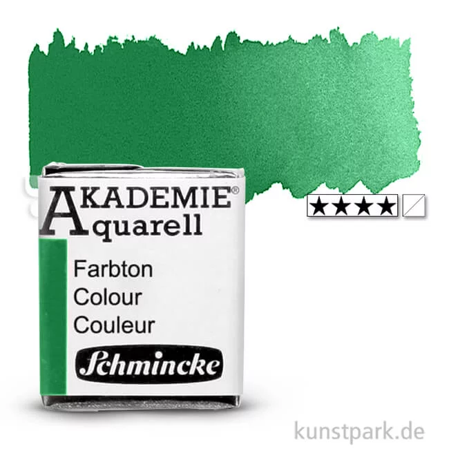 Artikelbild 1 des Artikels “Schmincke AKADEMIE Aquarellfarben 1/2 Napf | 551 Brillantgrün“