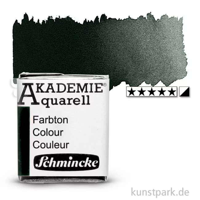 Artikelbild 1 des Artikels “Schmincke AKADEMIE Aquarellfarben 1/2 Napf | 782 Schwarz“