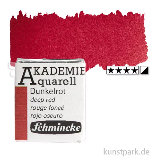 Artikelbild 1 des Artikels “Schmincke AKADEMIE Aquarellfarben 1/2 Napf | 335 Dunkelrot“