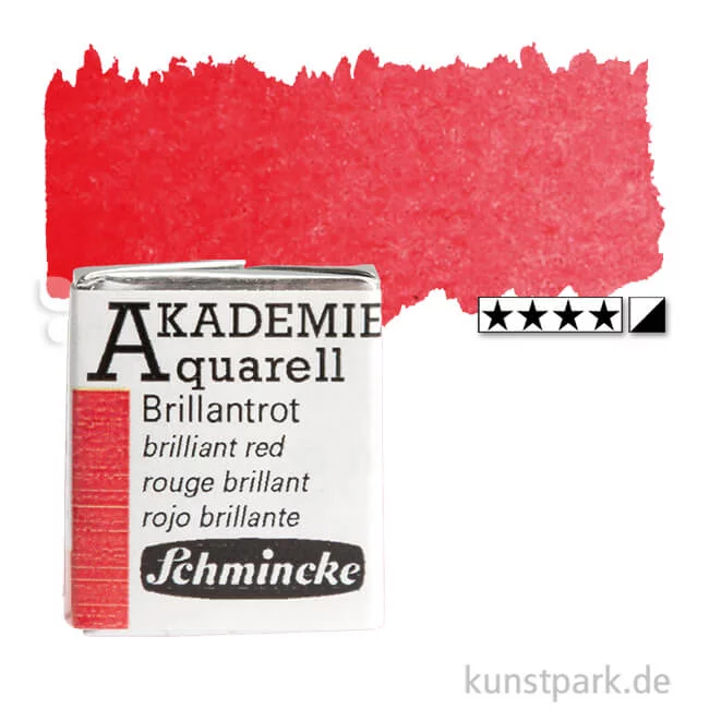 Artikelbild 1 des Artikels “Schmincke AKADEMIE Aquarellfarben 1/2 Napf | 337 Brillantrot“