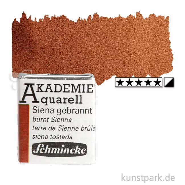 Artikelbild 1 des Artikels “Schmincke AKADEMIE Aquarellfarben 1/2 Napf | 662 Siena gebrannt“