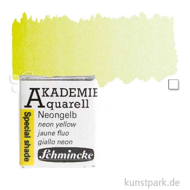 Artikelbild 1 des Artikels “Schmincke AKADEMIE Aquarellfarben 1/2 Napf | 950 Neongelb“