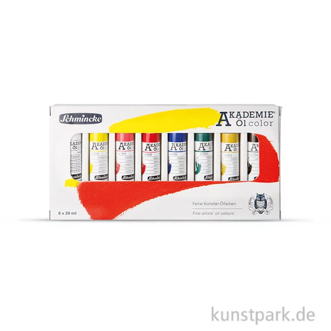 Artikelbild 1 des Artikels “Schmincke AKADEMIE Ölfarben, Kartonset, 8 x 20 ml “