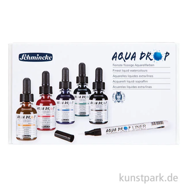 Artikelbild 1 des Artikels “Schmincke AQUA Drop Set, 5 x 30 ml + Liner “