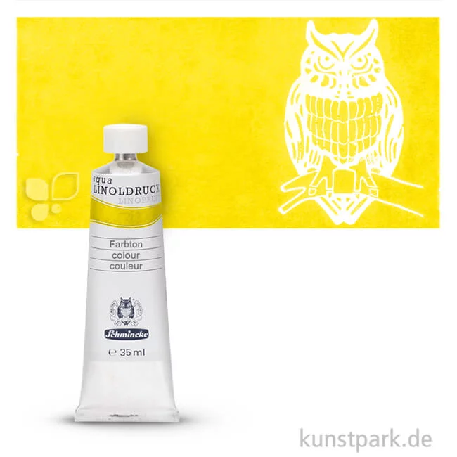 Artikelbild 1 des Artikels “Schmincke AQUA Linoldruck Einzelfarben 35 ml | 210 Permanentgelb“