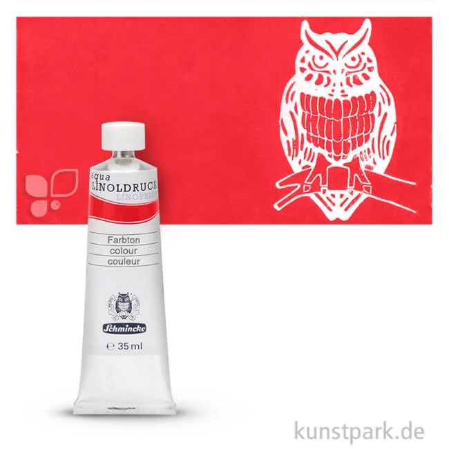 Artikelbild 1 des Artikels “Schmincke AQUA Linoldruck Einzelfarben 35 ml | 320 Zinnoberrot“