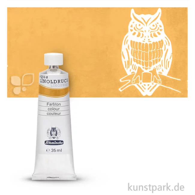 Artikelbild 1 des Artikels “Schmincke AQUA Linoldruck Einzelfarben 35 ml | 610 Lichter Ocker“