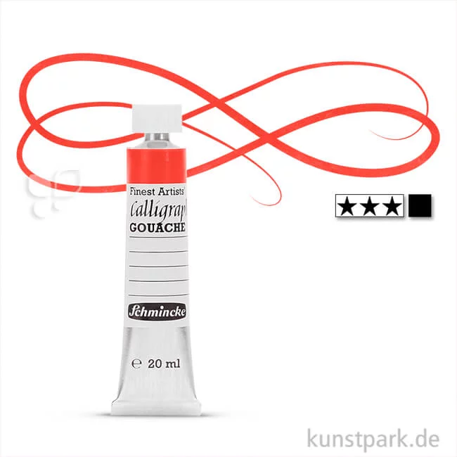 Artikelbild 1 des Artikels “Schmincke CALLIGRAPHY Gouache 20 ml Tube | 320 Zinnoberrot“