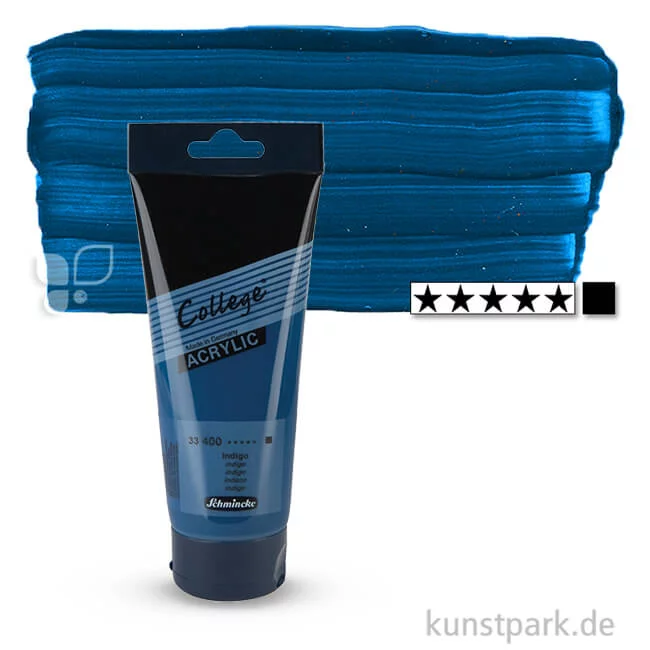 Artikelbild 1 des Artikels “Schmincke COLLEGE Acrylfarben 200 ml Tube | 400 Indigo“