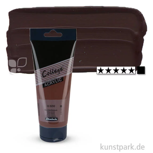 Artikelbild 1 des Artikels “Schmincke COLLEGE Acrylfarben 200 ml Tube | 630 Dunkelbraun“