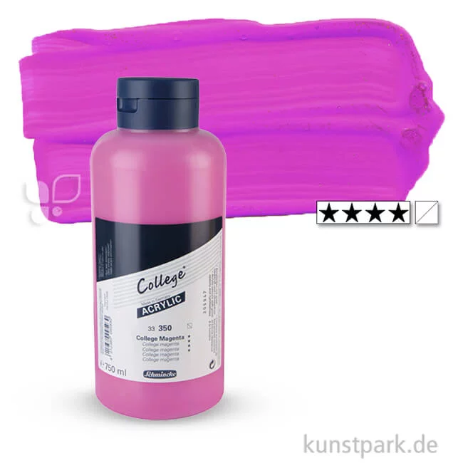Artikelbild 1 des Artikels “Schmincke COLLEGE Acrylfarben 750 ml Flasche | 350 College Magenta“