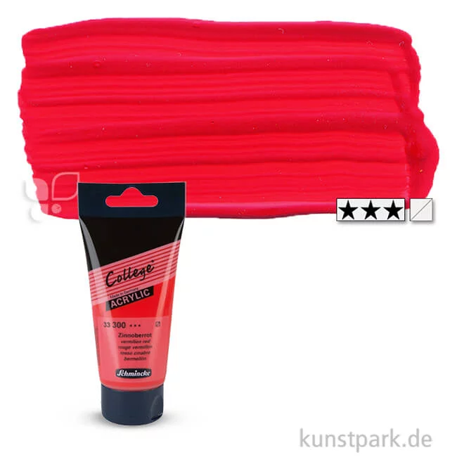 Artikelbild 1 des Artikels “Schmincke COLLEGE Acrylfarben 75 ml Tube | 300 Zinnoberrot“