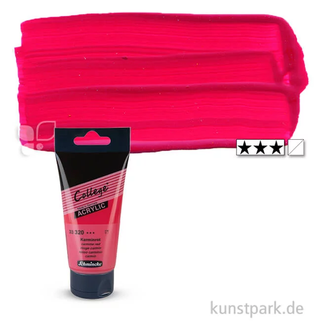 Artikelbild 1 des Artikels “Schmincke COLLEGE Acrylfarben 75 ml Tube | 320 Karminrot“