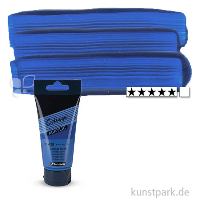 Artikelbild 1 des Artikels “Schmincke COLLEGE Acrylfarben 75 ml Tube | 430 College Cyan“