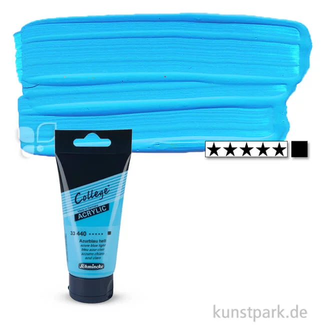 Artikelbild 1 des Artikels “Schmincke COLLEGE Acrylfarben 75 ml Tube | 440 Azurblau hell“