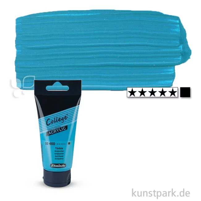 Artikelbild 1 des Artikels “Schmincke COLLEGE Acrylfarben 75 ml Tube | 460 Türkis“