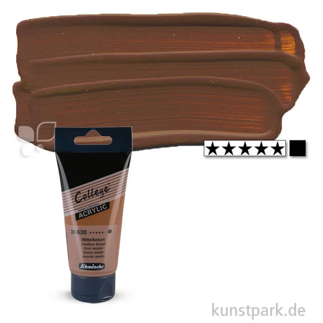 Artikelbild 1 des Artikels “Schmincke COLLEGE Acrylfarben 75 ml Tube | 620 Mittelbraun“