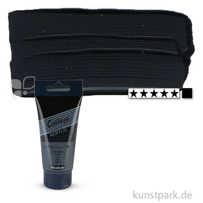 Artikelbild 1 des Artikels “Schmincke COLLEGE Acrylfarben 75 ml Tube | 710 Schwarz“