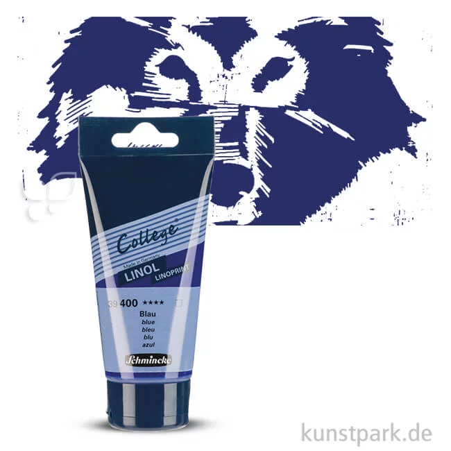 Artikelbild 1 des Artikels “Schmincke COLLEGE Linoldruck Einzelfarbe 75ml | Blau“